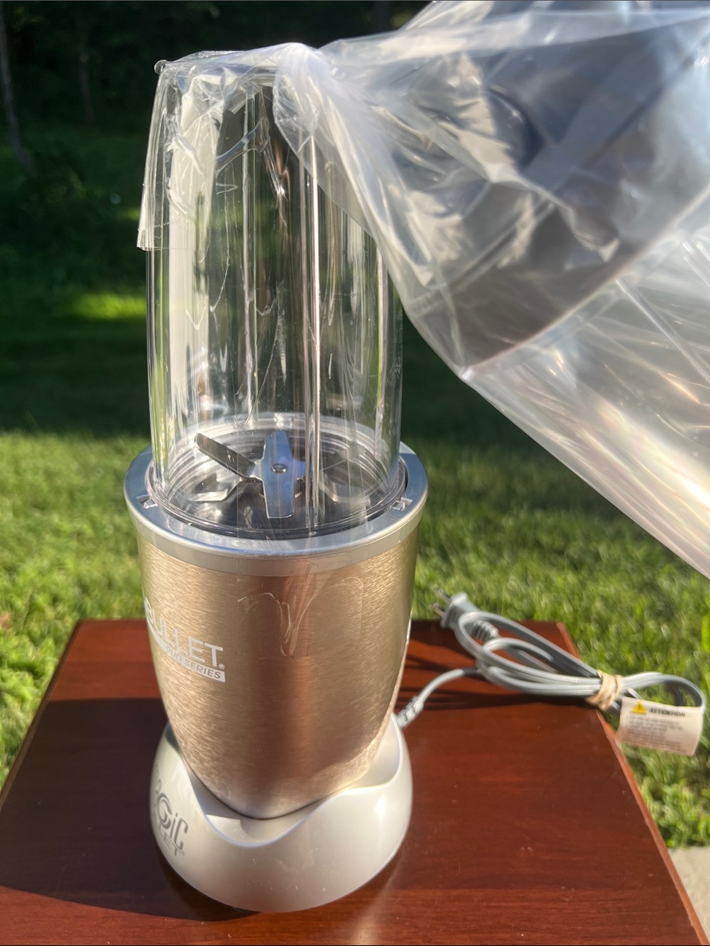 NutriBullet Pro 900W Nutrient Extractor Blender Champagne Silver - Picture 6 of 11